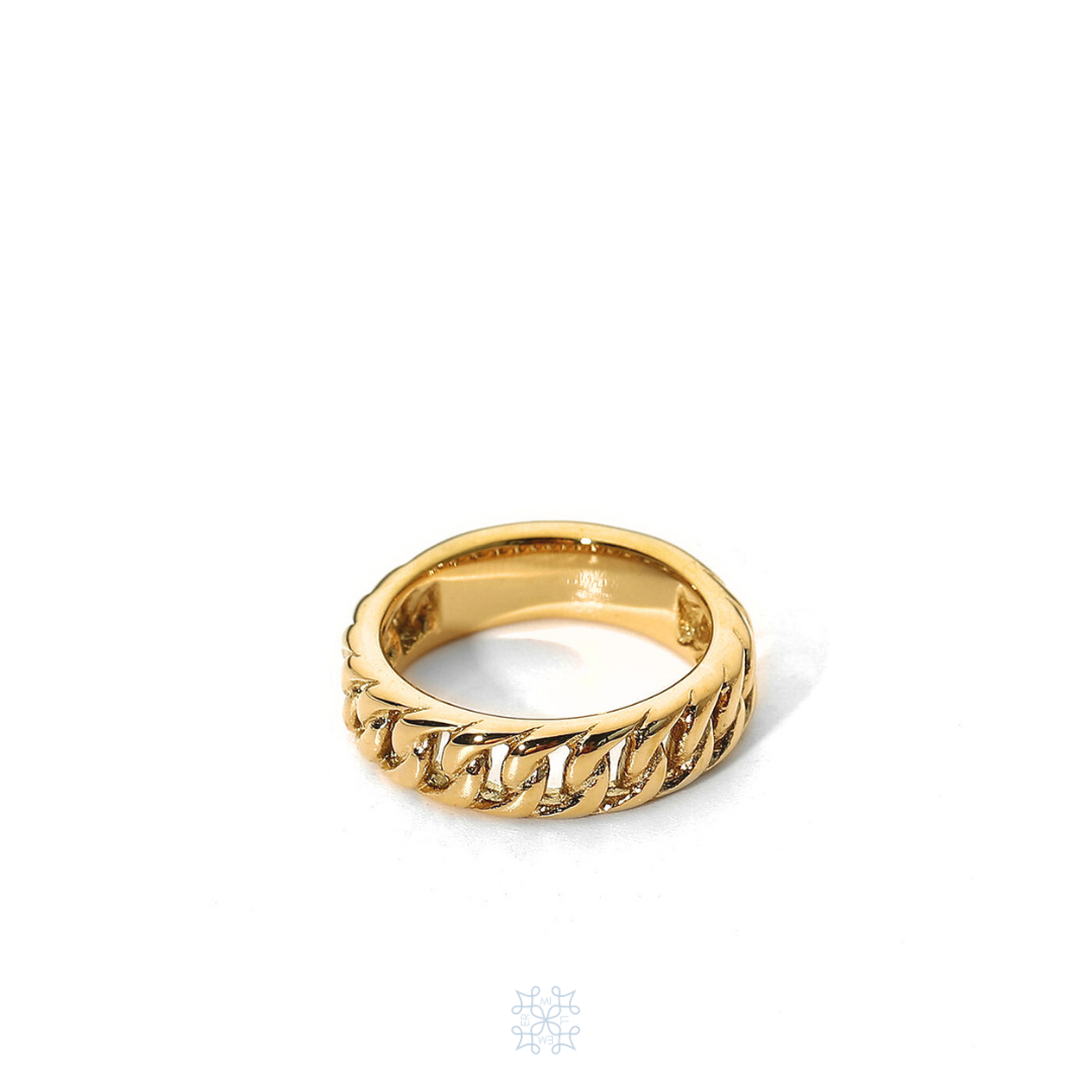 CHAIN Gold Ring