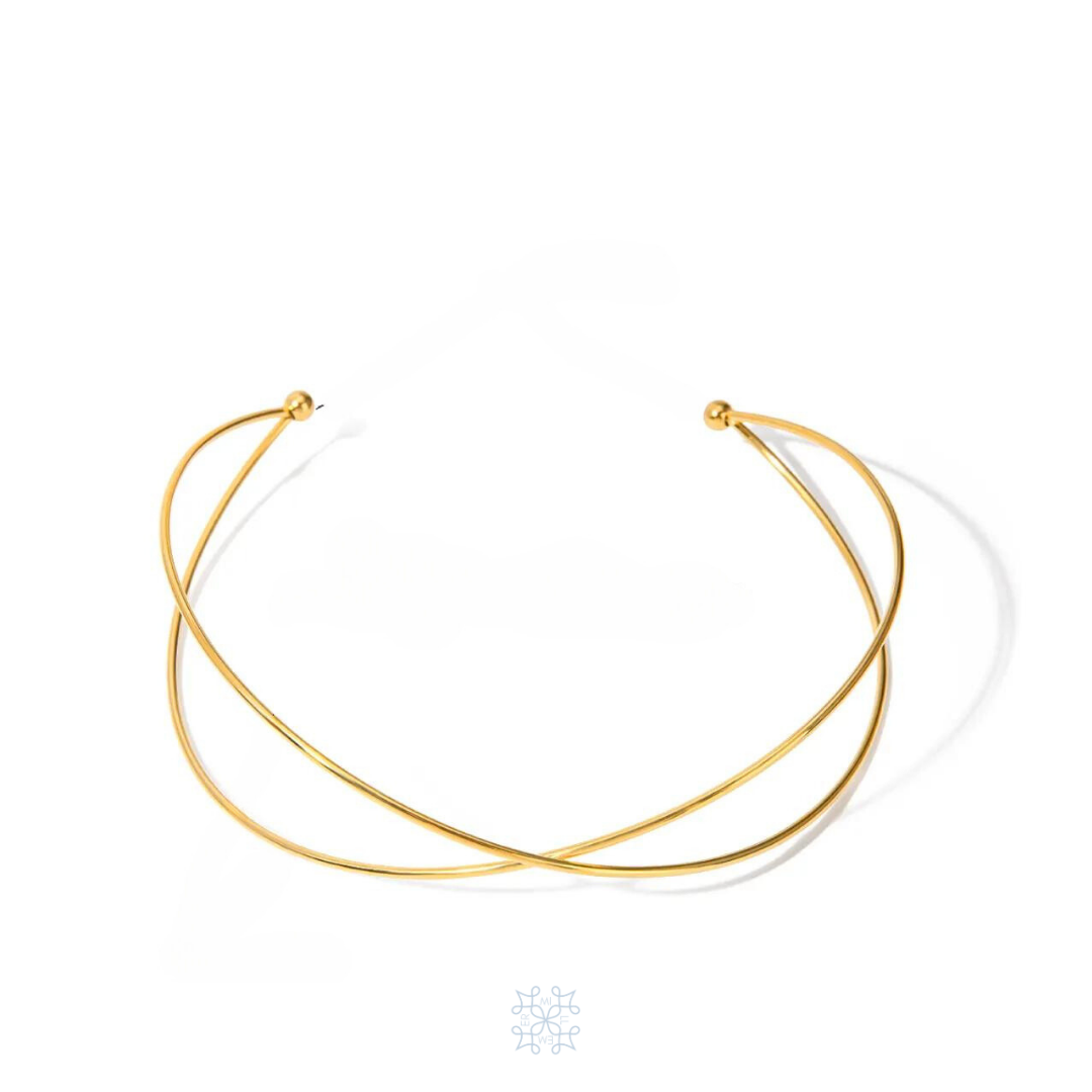 CLEOPATRA Choker Gold Necklace