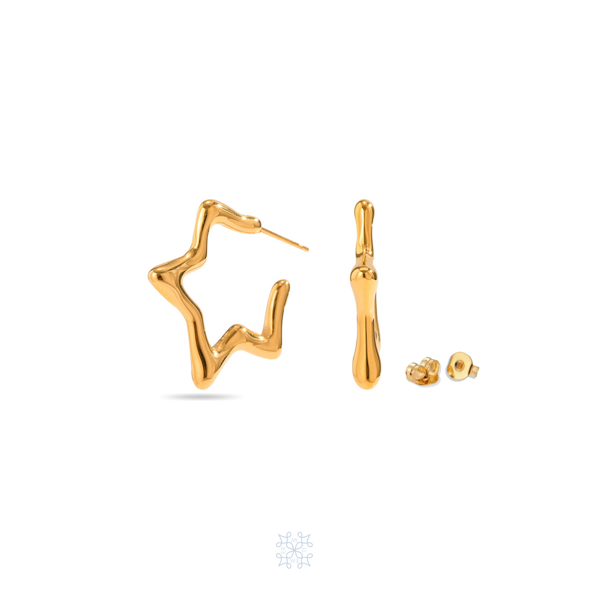 STAR Gold Earrings